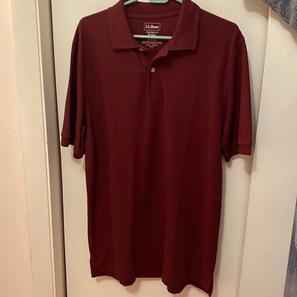 LLBEAN- Brand New Polo shirt- men’s size M Tall